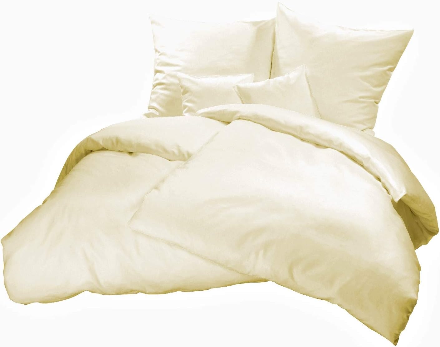 Carpe Sonno Kuschelige Biber Bettwasche 155 X 220 Cm Einfarbig In Creme Winter Bettwasche Mit Reissverschluss Aus 100 Baumwolle Flanell 2 Tlg Bettwasche Set Mit Kopfkissen Bezug Amazon De Kuche Haushalt