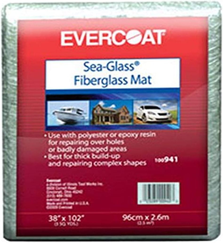 Fibreglass Evercoat 941 Fiberglass Matting - 3 Square Yards: Automotive