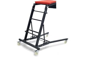 THDUGG Large Topside Creeper 48"-76" Height Range, 400 LBS Capacity Automotive Creeper Top Side Creeper Foldable Car Creeper with 4 Caster Wheels and Padded Deck for Auto Repair Maintenance