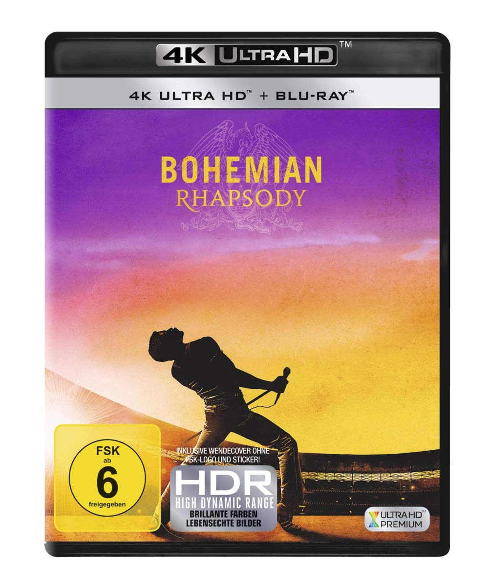 Bohemian Rhapsody 4K,1 UHD-Blu-ray: Ausgezeichnet mit 2 Golden Globes 2019 für den Besten Film (Drama) und Besten Hauptdarsteller (Rami Malek) und 4 ... und Sehgeschädigte geeignet.Großbritannien