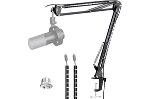 YOUSHARES K688 Boom Arm Sturdy Mic Arm Compatible with K688 Fifne XLR/USB Podcast Recording PC Mic, K688 Dynamic Microphone S