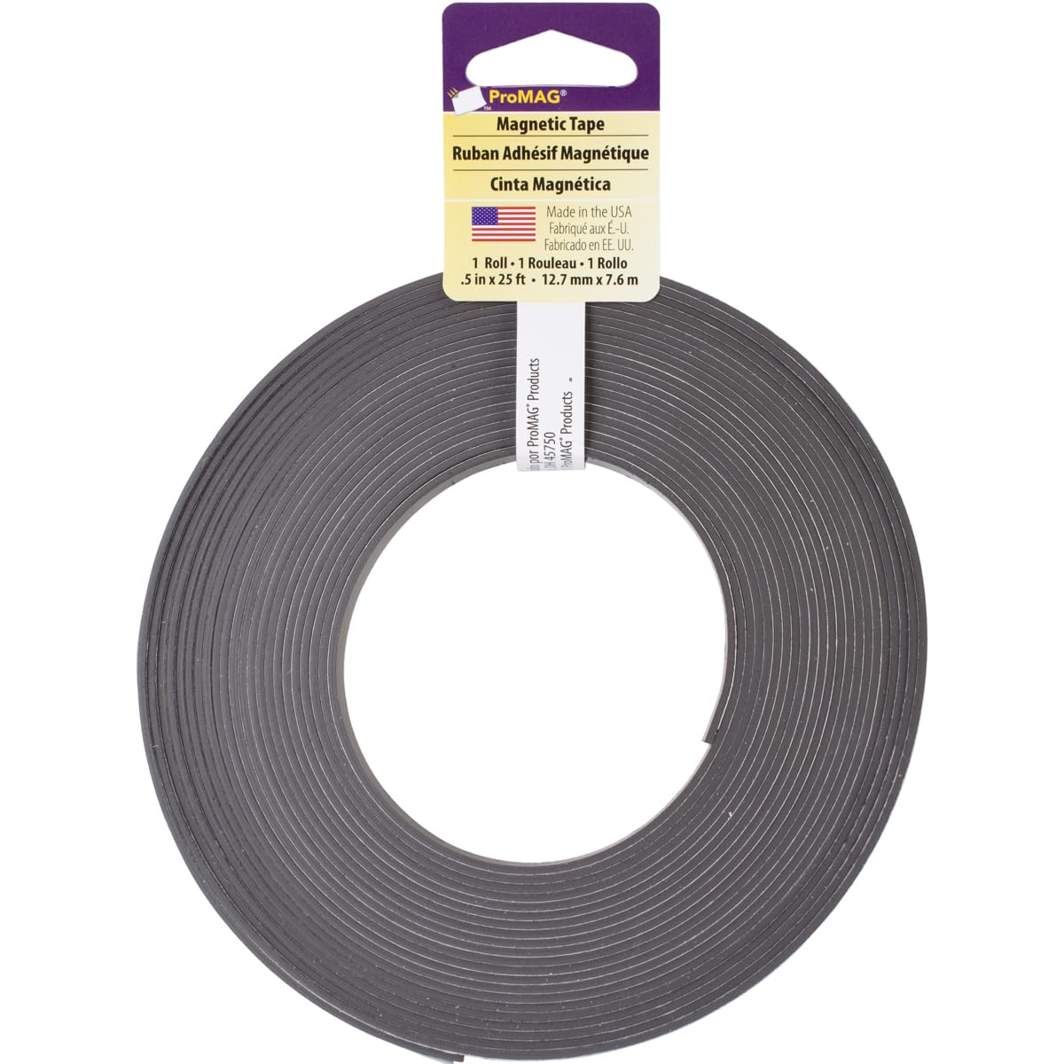 ProMag Adhesive Magnetic Tape 0.5-inch x 25-feet