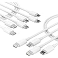iGENJUN 5Pack USB C Cable 6FT iPhone 15 14 Cord USB C to USB C Cable (3Pack 60W) ​​​​​​​and USB C to Lightning Cable (2Pack 20W) Fast Charging Power Delivery for iPhone Pad Galaxy and More