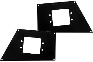 Go Rhino 241731T Textured Black Powder Coat Finish Front Light Plate (BR10)