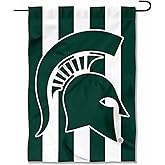 Michigan State Spartans Stripe Out Garden Flag