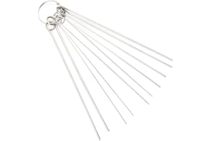 Utoolmart Welding Tip Cleaner, Nozzle Cleaner Gas Welding Brazing Cutting Torch Tip Cleaner Needle 1 Set