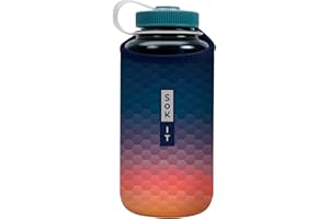 Sok It Botl Sok Water Bottle Sleeve Insulated Neoprene Cover (Hexagon Sunset, Fits 32oz Nalgene)