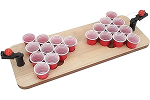Games Mini Beer Pong, Tabletop Beer Pong Table Mini Game for Adults Party