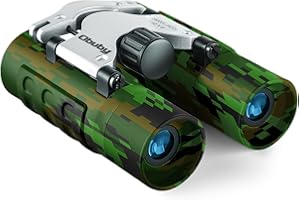 Obuby Real Binoculars for Kids Gifts for 3-12 Years Boys Girls 8x21 High-Resolution Optics Compact Toy Binocular for Bird Watching,Travel, Camping