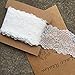 LACE REALM 2.25″×10 Yards Stretch Floral Pattern Lace Ribbon Trim Lace for Headbands Garters Decorating Floral Designing & Crafts(White)