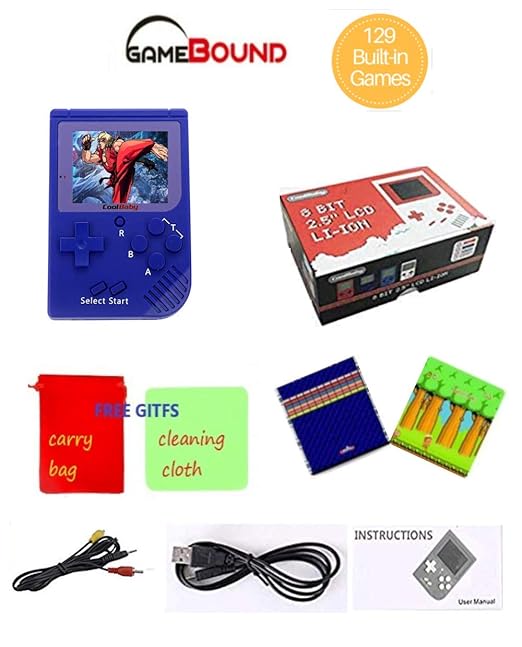 129 classic games built in