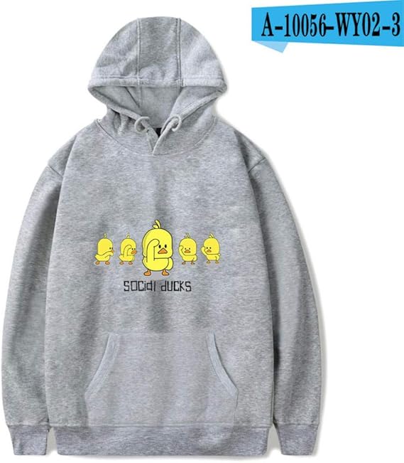 Amazon Tommy 新しいsocidl Ducksトレンドファッションパーカースウェット女性 男性kpopヒップホップトレンド サラホット ファッションパーカー 紫の S フィットネス トレーニング スウェット パーカー 通販