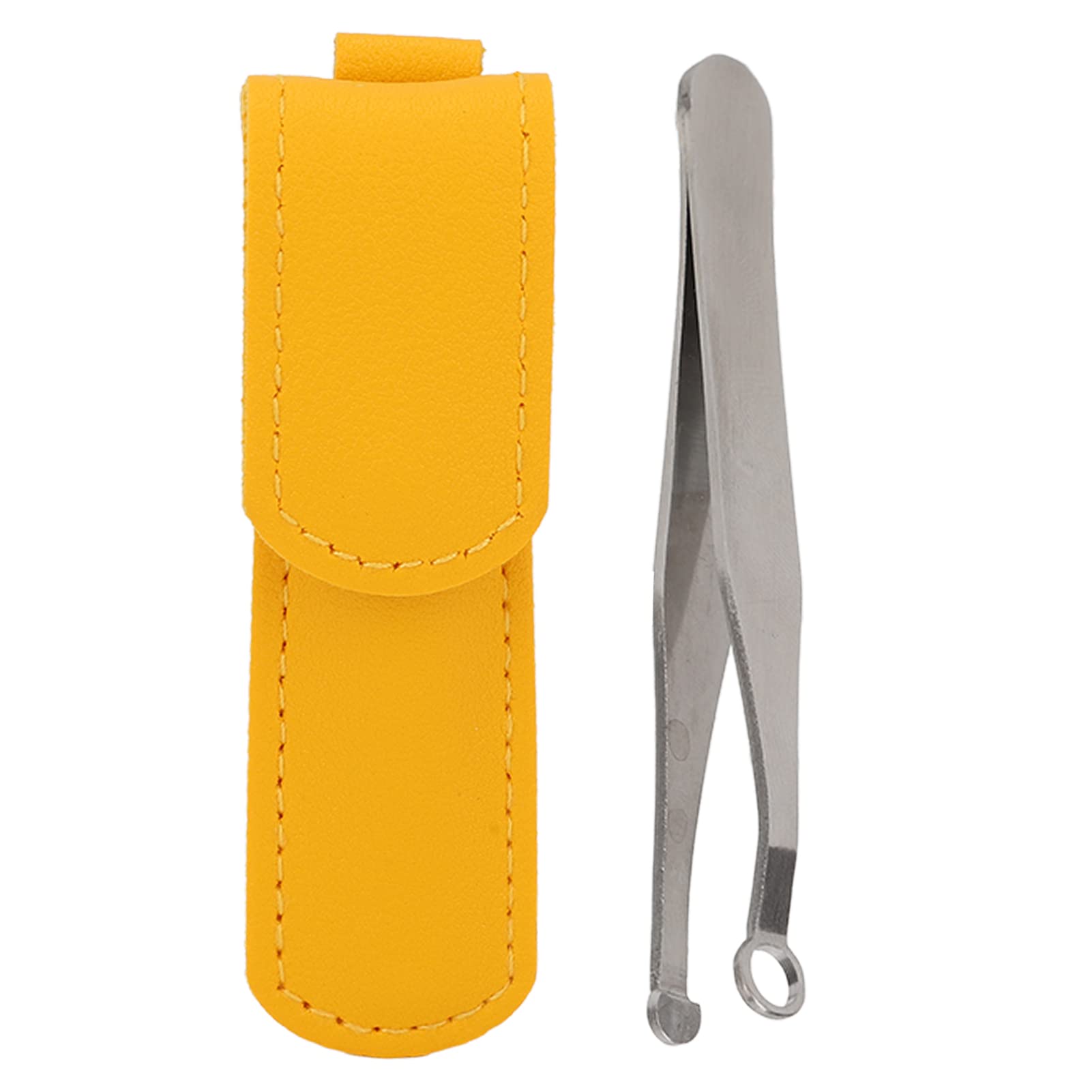 Nose Hair Tweezers Round Head Nose Hair Trimming Tweezers, Stainless Steel for Men Women Body Noses