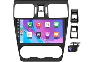 J JUNSUN Android 13 Car Radio Stereo for Subaru Forester WRX Impreza 2013-2015 Suitable for Harman Kardon Systems, 9 inch 2G+32G Head Unit with Carplay/Android Auto SWC GPS WiFi BT FM RDS AM DSP Rear Camera