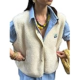 Solyinne Women's Casual Vest Sleeveless Jacket Coat Top Autumn Winter Outerwear Soft Warm Running Vest with Pockets