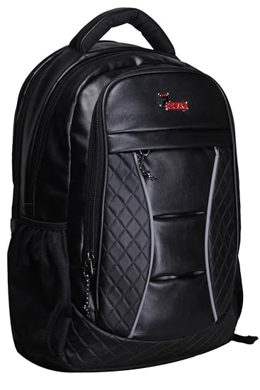 F Gear President 32 Ltrs Artificial Leather Laptop Backpack - Black