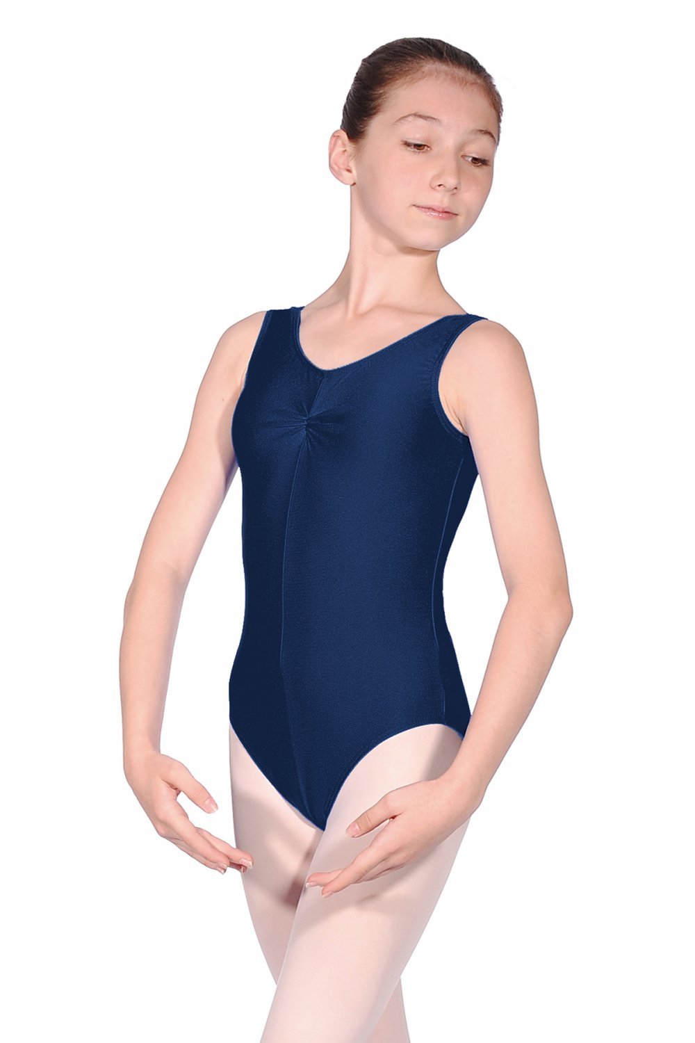 Roch Valley Sheree Nylon/Lycra Leotard Navy blue Age 3-4 98-104cm (0)