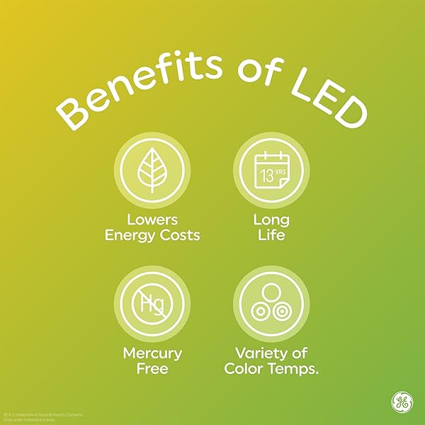 GE LED+ COLOR CHANGING LED LIGHT BULBS WITH REMOTE, 9.5W, NO APP OR WI-FI REQUIRED, A19 (1 PACK)