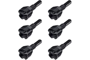 Archery Broadheads, Arrowhead Hunting Tips Points-Pack of 6 100 Grain Hammer Broadhead Replaceable Archery Targeting Arrow Ti