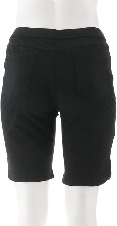 isaac mizrahi scalloped hem shorts