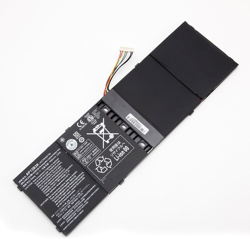 7XINbox 15V 53Wh 3560mAh AP13B3K AP13B8K Laptop Battery compatible with Acer Aspire V5 V5-552G V5-552P V5-572P V5-573P V5-573G R7-571 R7-572 M5-583 M5-583P - Image 3