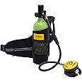 Jiabailie Scuba Tank,Mini Scuba Tank Refillable Oxygen Cylinder with 1L Capacity Scuba Tank w/15-20 Minutes Underwater Diving Gear for Diver Portable Diving,Snorkeling Equipment