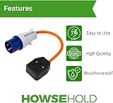 HowseHold 16A to 13A Adapter 3 Pin UK Socket Converter 230V 250V Camping view 3
