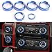 KUJOOY for Ford Bronco Sport 2021 2022 2023 2024 2025 Air Conditioner AC Switch Knob Cover Button Trim Interior Accessories (Brown, Bronco Sport)