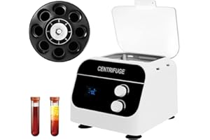 JIAWANSHUN 8x20ml Centrifuge Machine PRP Centrifuge Lab Benchtop Centrifuge,0-4000RPM Speed Adjustment,999mins Timing,LCD Display for Blood Serum/Fat Separator 110V US Plug