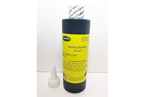 TISSUEPRO Tissue Pro- Methylene Blue 1% Aqueous Solution, Pharmaceutical Grade Stain, Redox Indicator for Labs, Microscopy and Other apps, 250mL, Dispensing Cap