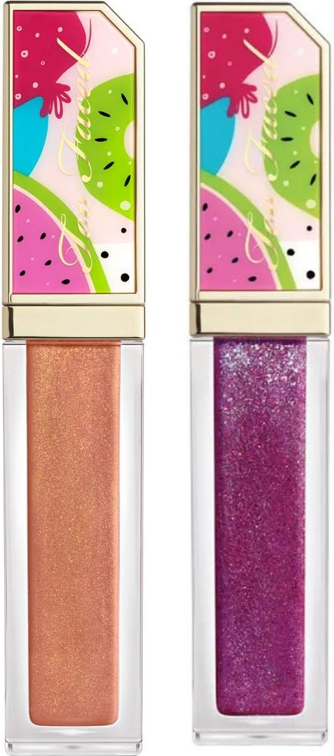 TOO FACED Tutti Frutti Juicy Fruits Lipgloss Duo - Plum Crazy/Show Me Your Coconuts