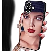 Cavdycidy Mirror Case Compatible with iPhone 16, [Full Camera Protection] [Drop Protection] Shockproof Soft Bumper Protective Slim Phone Case Silver