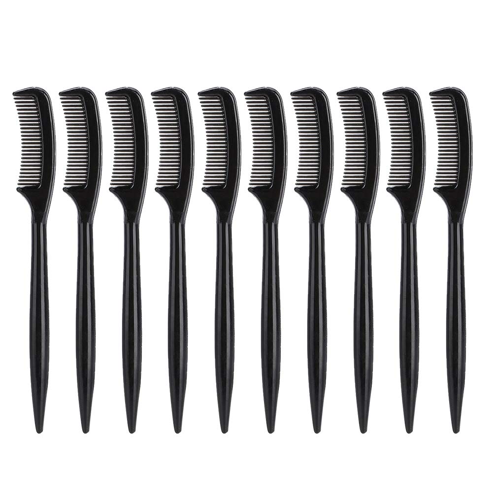 10pcs/Set Eyelash Comb - Portable Plastic Eyelash Separator for Beauty Makeup & Lash Brow Care