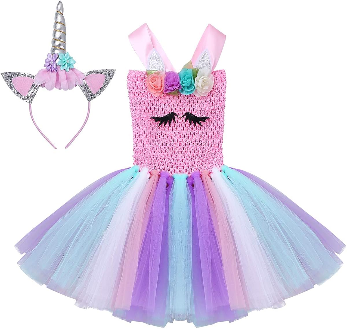 Serre Tete Robe De Danse Anniversaire Cospaly Costume Halloween Carnaval 2 12 Ans Agoky Bebe Enfant Fille Robe De Princesse Deguisement Licorne Robe Noel Sans Manche Tutu Robes Sports Et Loisirs Dwteam In