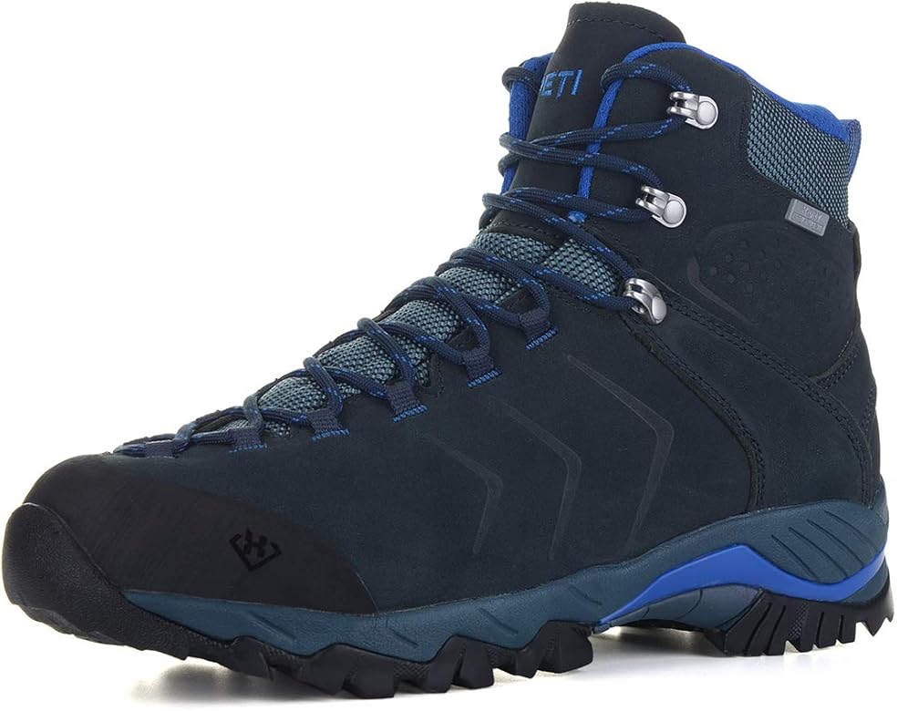 navy blue hiking boots