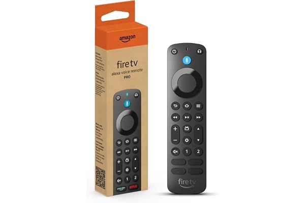 Amazon Fire TV Alexa Voice Remote Pro (newest model) with remote finder, TV controls, and backlit buttons