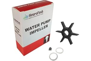 HeuroFosh 42038 Water Pump Impeller for Mercury Marine 6 8 9.9 10 13.5 15 HP Chry-sler Force US Marine 9.9 15 HP Outboard Eng