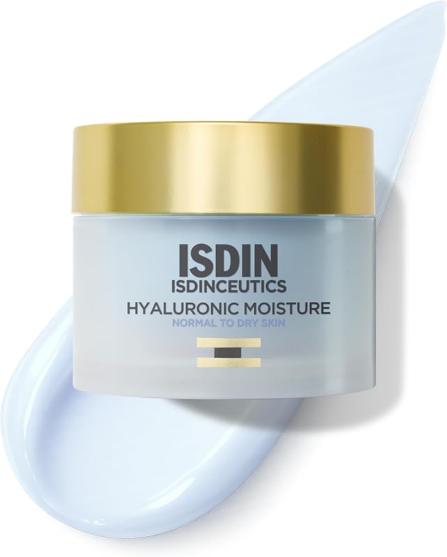 ISDIN Isdinceutics Hyaluronic Moisture Normal to Dry Skin (50 g) | Crema Viso Idratante con Acido Ialuronico Puro | Pelli Normali/Secche — foto 1 di 8