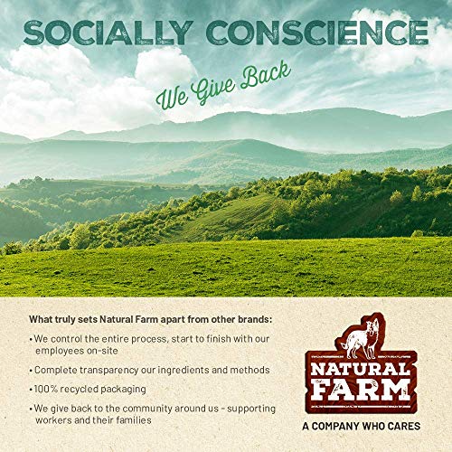 Natural Farm 5-Inch Flat Gullet Sticks (20-Pack) | Human-Grade Beef | 100% Natural | One Ingredient | Grass-Fed Beef | Dog Treats | Grain-Free | Fully Digestible | Small, Medium, Large Dogs - Thumbnail 6