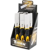 Titan 11500-6 Stainless 1/4" Counter Display Scraper, 6 Piece