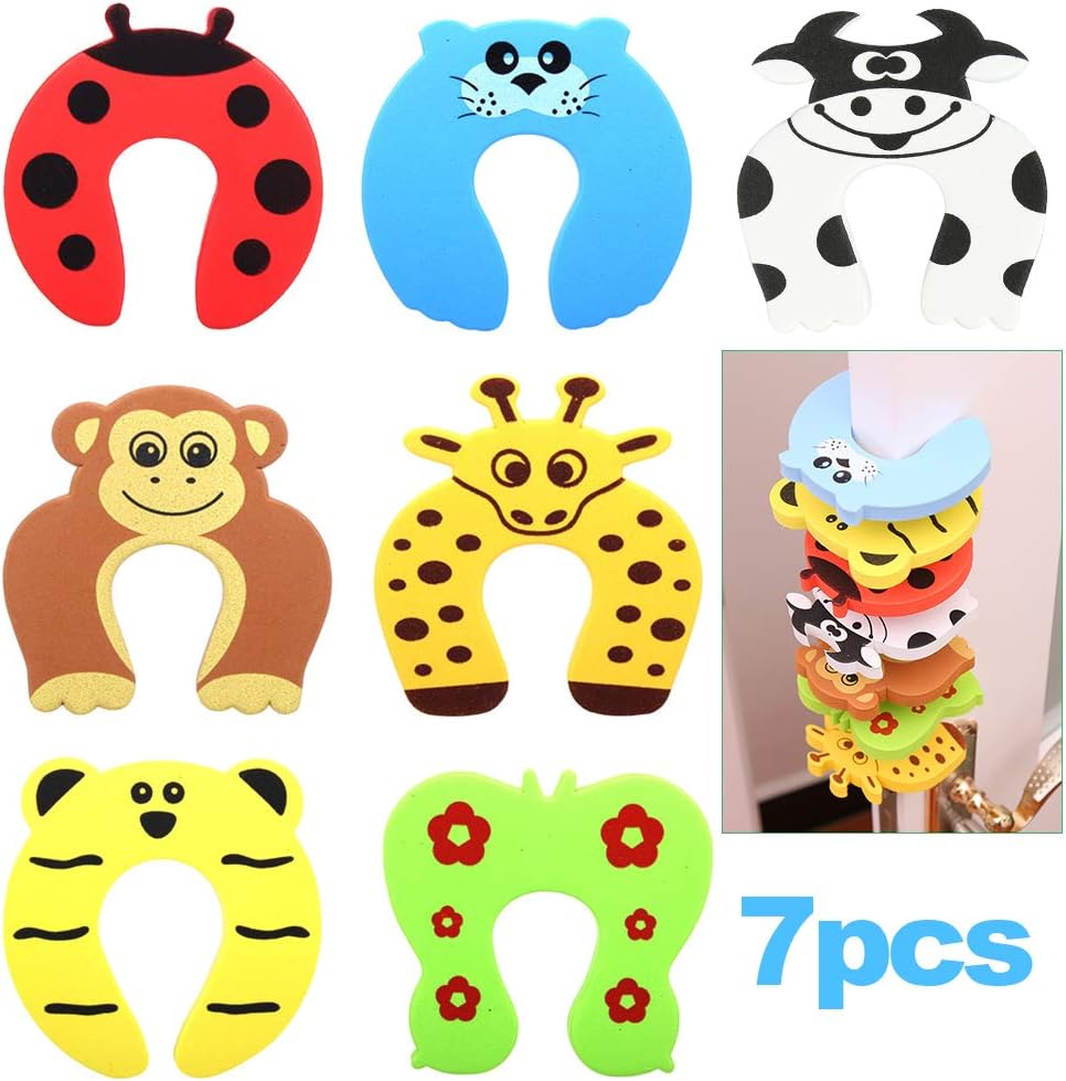 child safety door stop finger guard