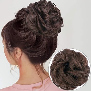 Amazon Com Morica 1pcs Messy Hair Bun Hair Scrunchies Extension