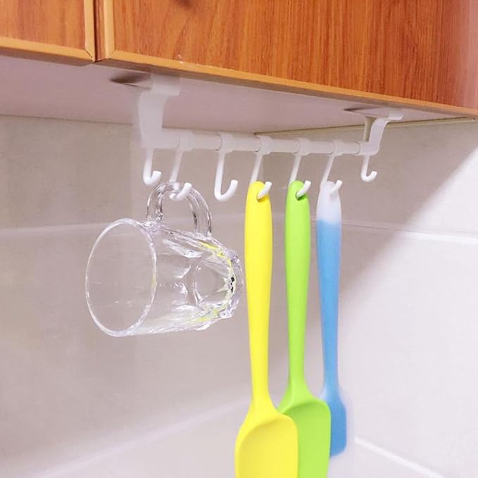 Huihong 7 Haken Tassen, Aufhänger, Küche Schrank Tassen Storage Rack