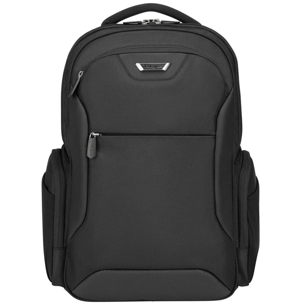 Targus Laptop Backpack, Fits Laptops up to 16", Premium Corprate Backpack, Expandable Capacity to 30L, Durable & Water-resistant, Ergonomic Straps, Trolley Strap, Black