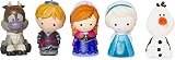 Disney Store Frozen Bath Toy Set Five Dolls Anna Elsa Olaf Sven Kristoff Bucket view 8