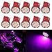 Partsam 10PCS Car Interior Dome Map Lights 8-3020-SMD T10 Wedge 194 168 W5W 158 2825 Purple LED Bulbs