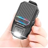 INFURTURE Wearable Bluetooth Speaker IP67 Waterproof Clip on Speaker, Shower Speake/Clean Sound/Stereo Pair/Wireless Running Speakers Built-in Mic/Loved Gifts for Audiobooks Outdoor (BH127AR)