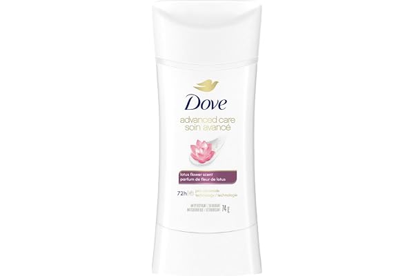 Dove Advanced Care Antiperspirant Deodorant for Women with Pro-Ceramide Technology Lotus Flower Scent for Soft, Resilient Ski