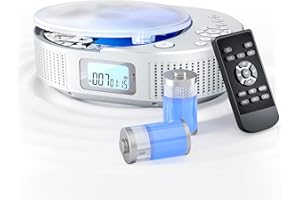 CD Player Portable, FELEMAN Updated Boombox CD Player & Bluetooth Speaker 2 in 1 Combo, Portable CD Player for Car/Home with Remote Control, FM Radio, Support AUX/USB, Headphone Jack