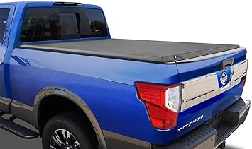 Amazon Com Tyger Auto T3 Soft Tri Fold Truck Bed Tonneau Cover Compatible With 2017 2021 Nissan Titan Without Titan Box Fleetside 5 5 Bed Tg Bc3n1048 Automotive